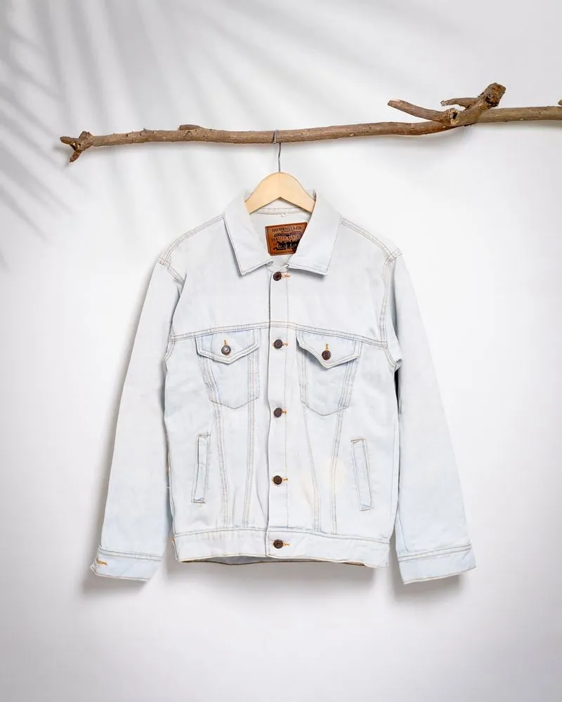 Jaket Denim Jeans Oversize Unisex photo 1