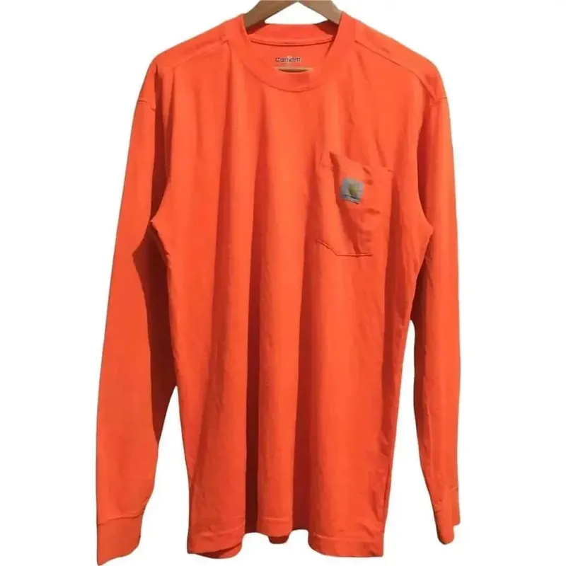 Carhartt Streetwear Y2K T-shirt Pria orange photo 1