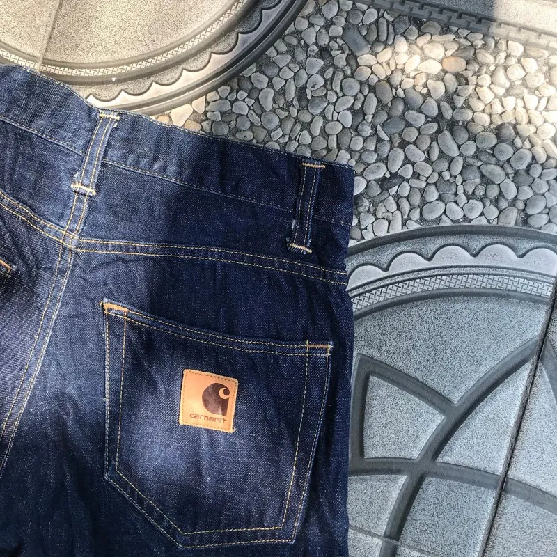 Carhartt Skater Casual Jeans Pria navy blue photo 1