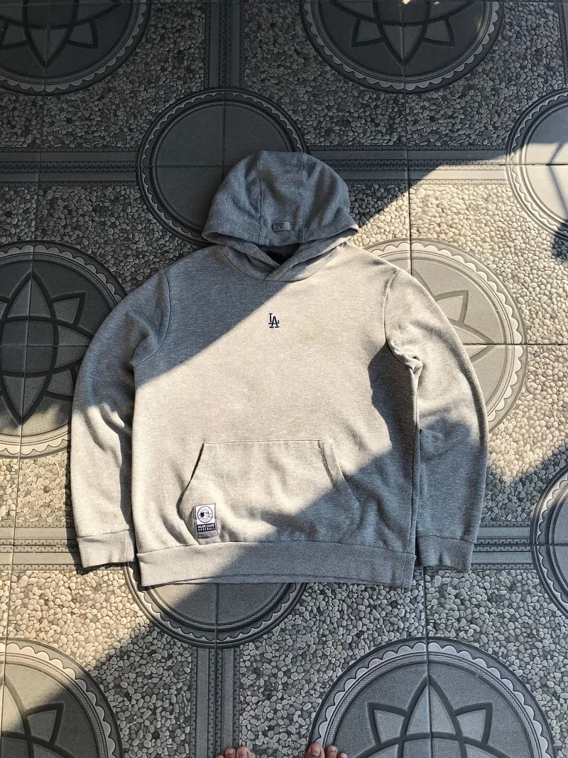 MLB Skater Casual Hoody Pria gray photo 1