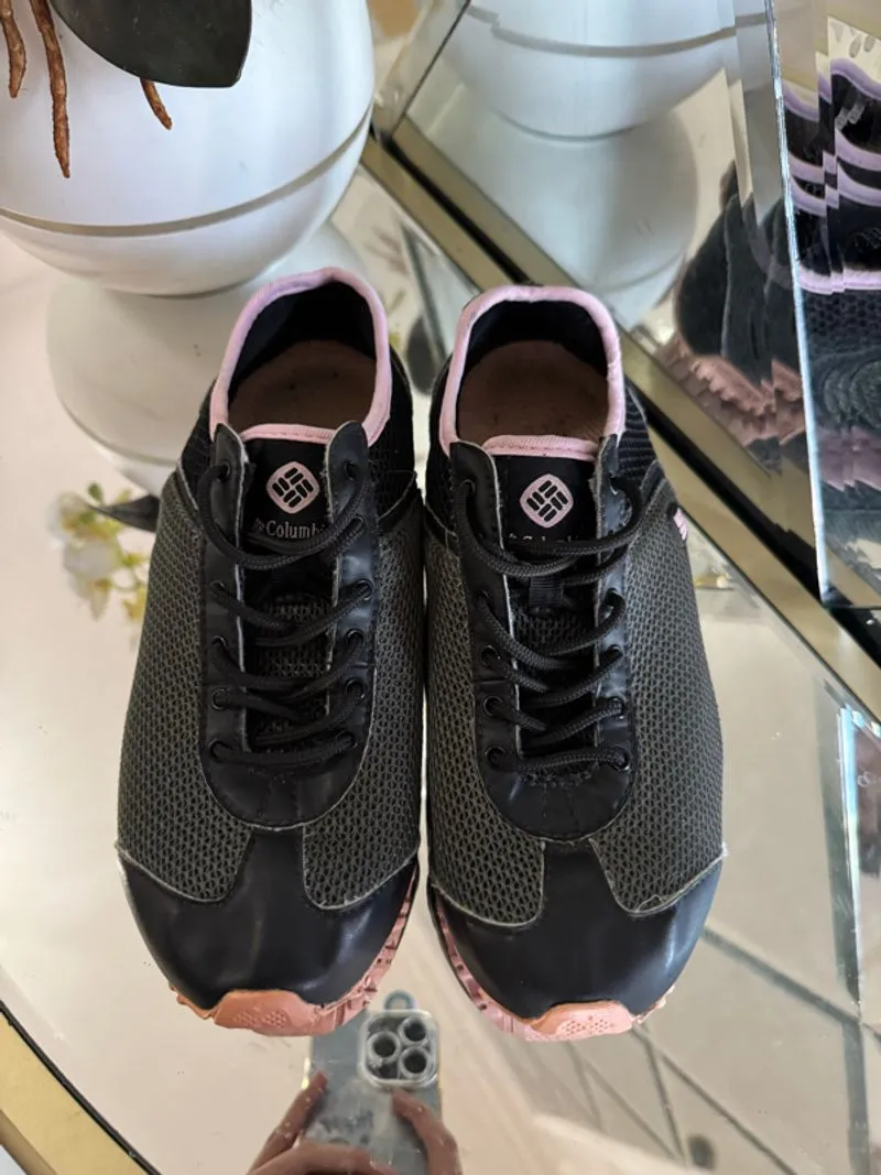 Columbia trailrun black pink sneakers photo 1