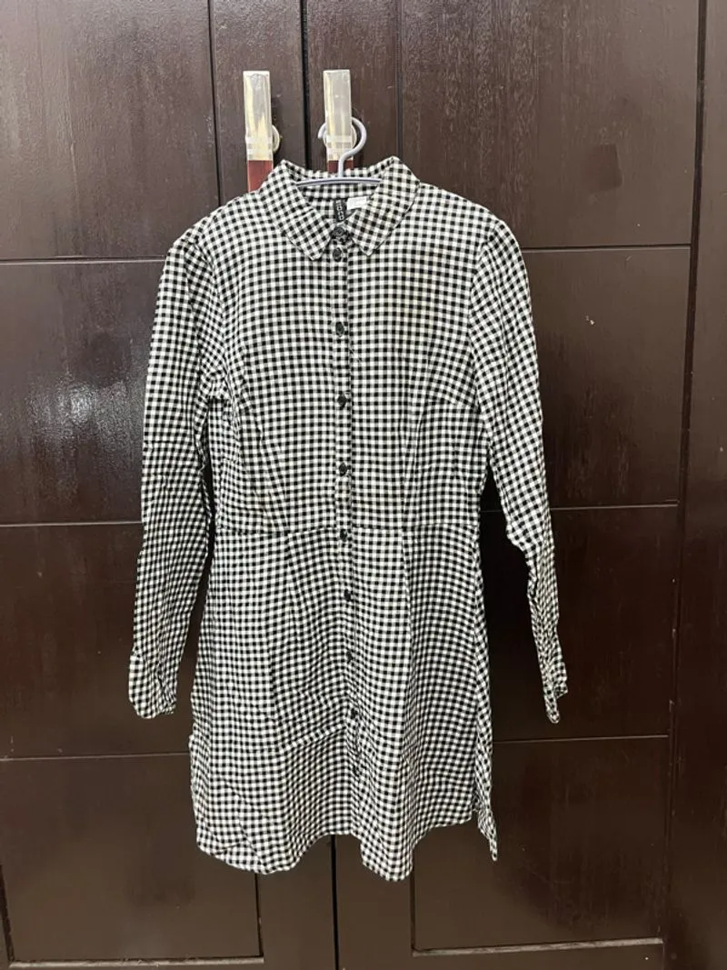 H&M Tartan Dress photo 1