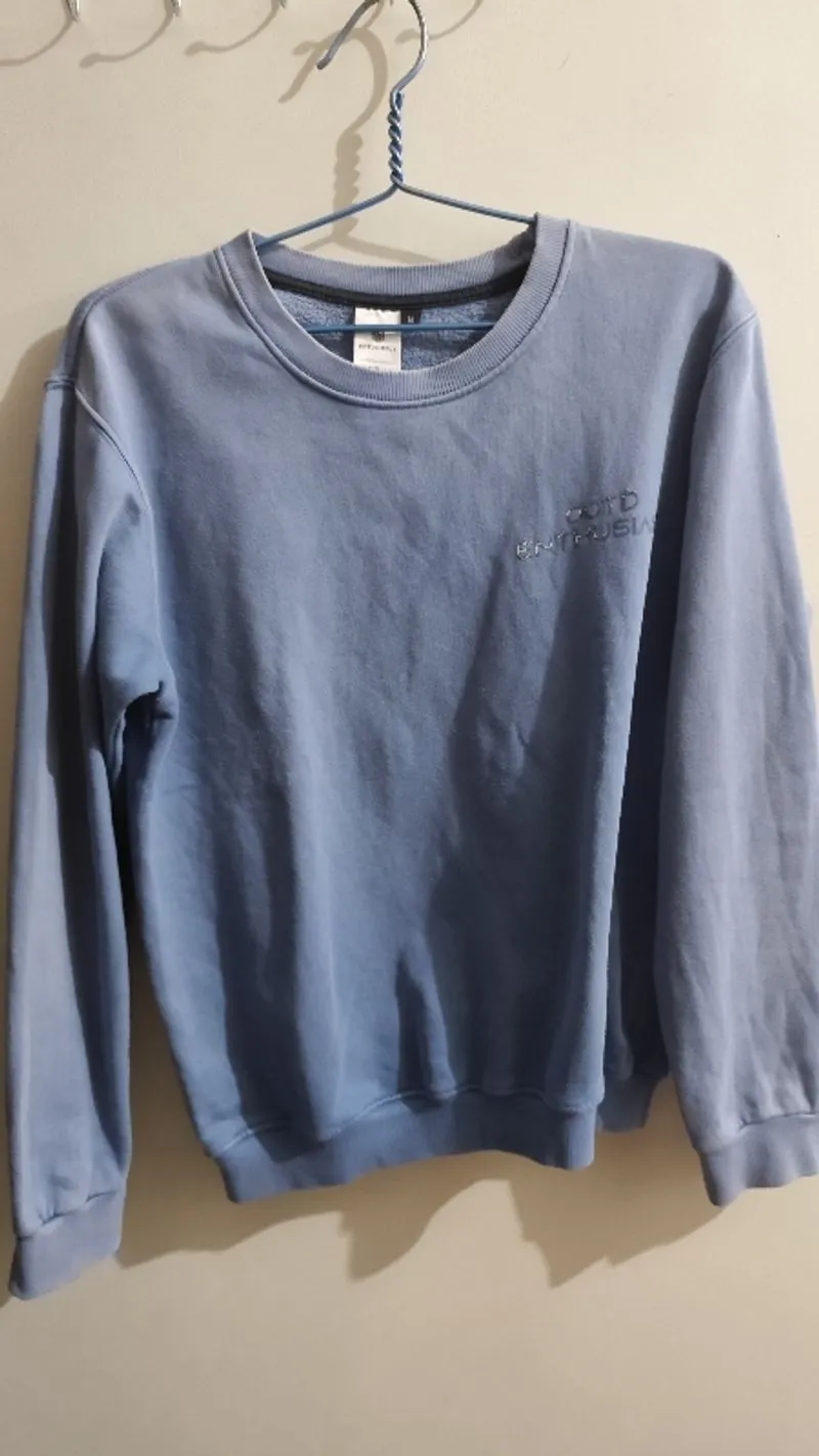 crewneck steel blue ootdsupply photo 1