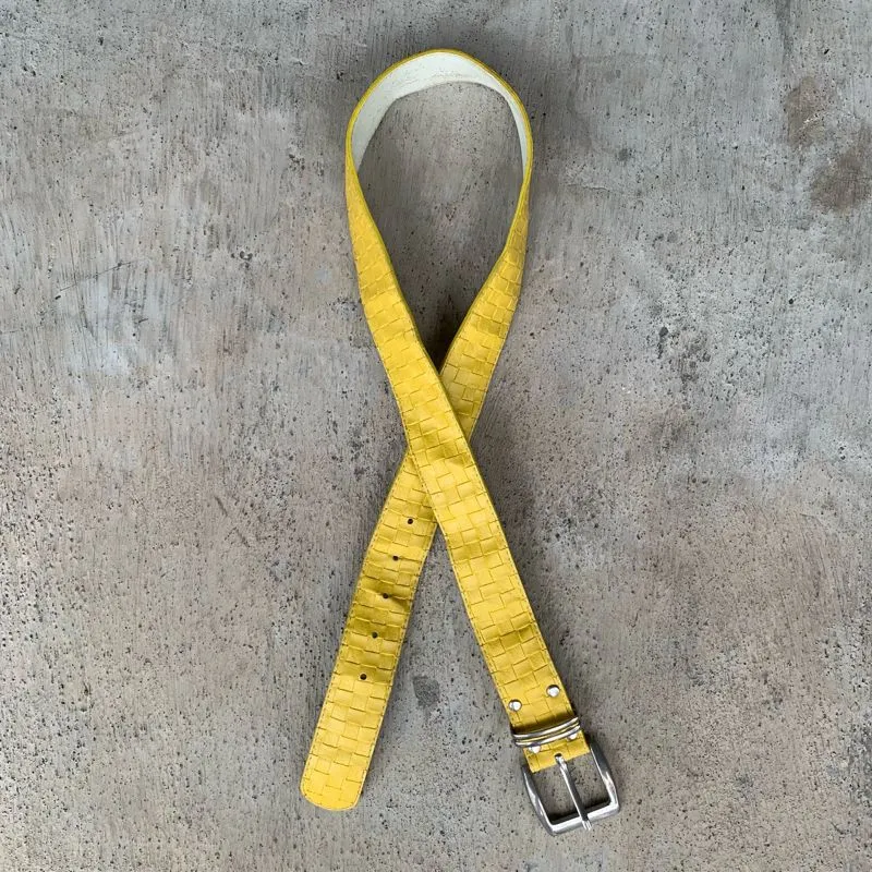 Vintage belt hard steel for work photo 1