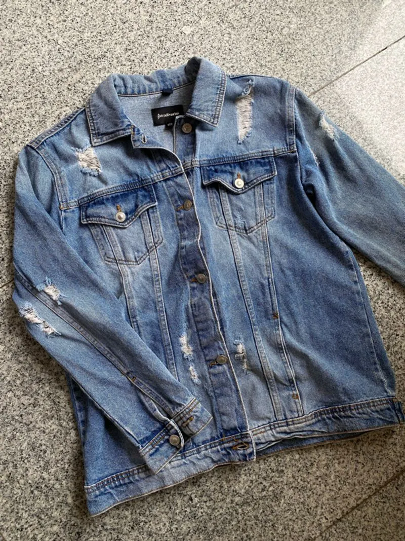 Stradivariu denim jaket  photo 1