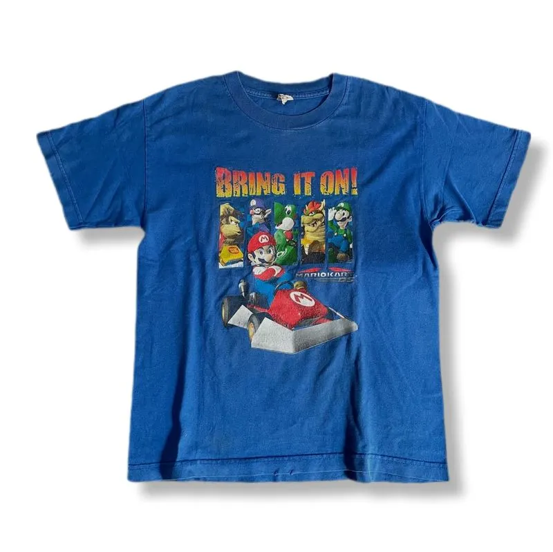 VINTAGE MARIO KART - BRING IT ON PROMO TEE T-SHIRT | KAOS GA photo 1