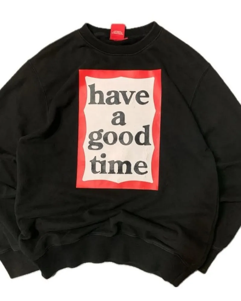 Crewneck HAVE A GOOD TIME Red Frame photo 1