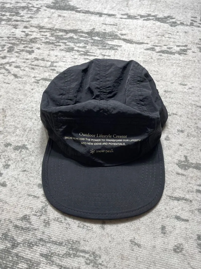 Snow peak nylon outdoor 5 panel cap photo 1