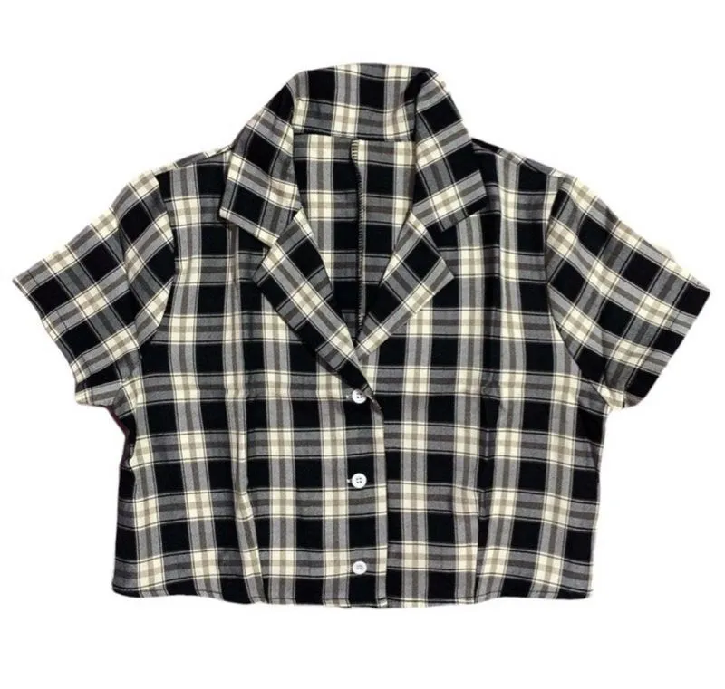 atasan crop top photo 1