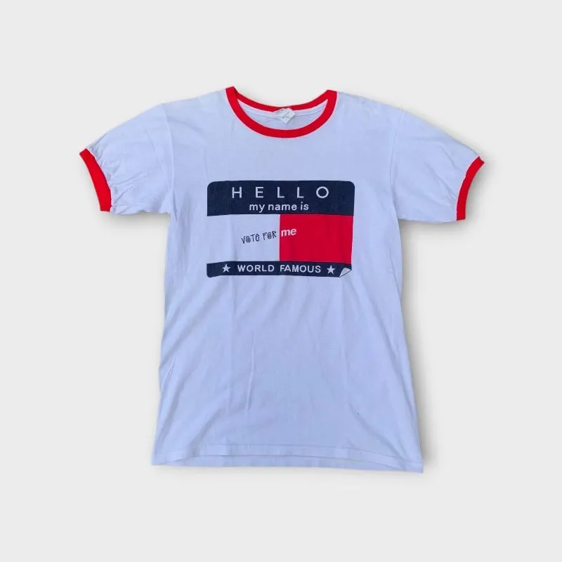Ringer tee red tag by anvil size S photo 1