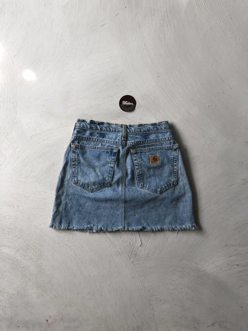 Reworked Carhartt Denim Rebel Skirt  photo 1