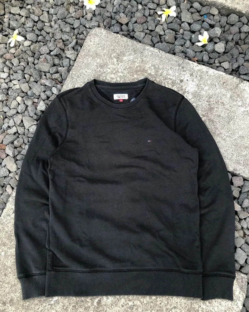 Tommy Hilfiger Sportswear Casual Sweater Pria black photo 1