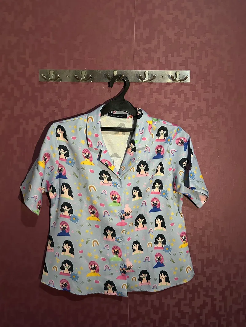 Another Shop Casual Shirt Wanita blue photo 1