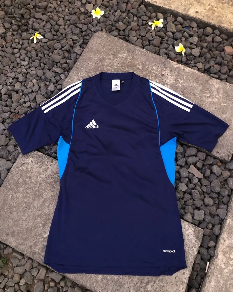 Adidas Sportswear Casual Jersey Pria navy photo 1
