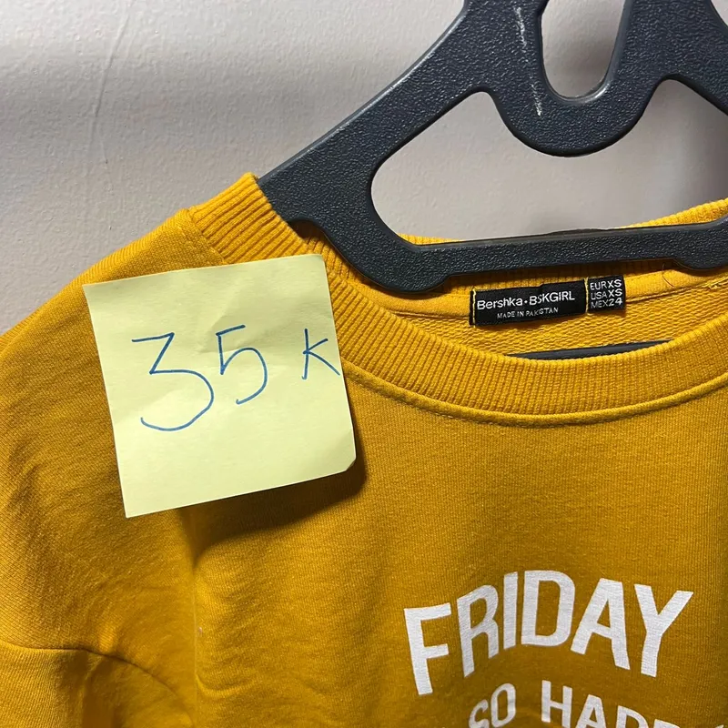 Bershka Casual Sweater Wanita orange