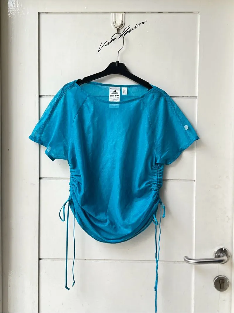 ADIDAS Padel Blue Mesh T-shirt photo 1