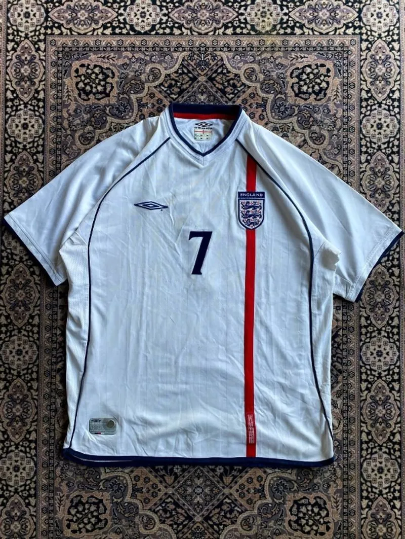 Jersey England Home 2004 Beckham photo 1