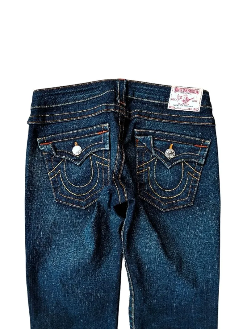 True religion embroidery logo billy bootcut jeans  photo 1