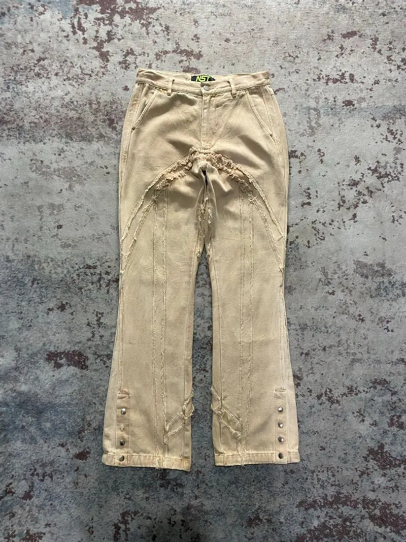 Nstnew Start Flare Jeans Y2k Brown photo 1