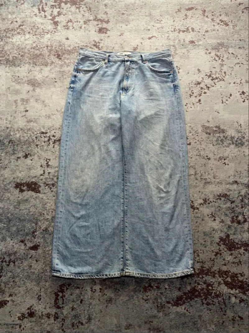 Zara Baggy Jeans Y2k blue wash photo 1