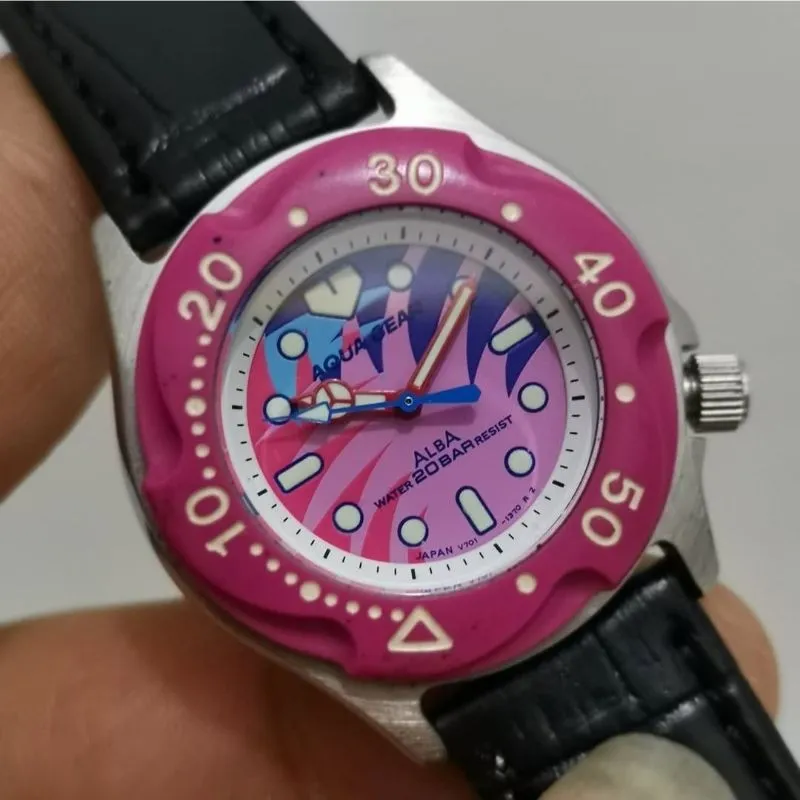 Jam Tangan Vintage Alba Aqua Gear Lady Cocok Buat Kado photo 1