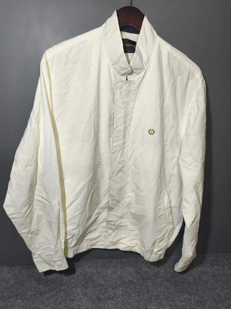 Jaket Muirfield Putih Vintage Original Tebal Pria Dewasa photo 1