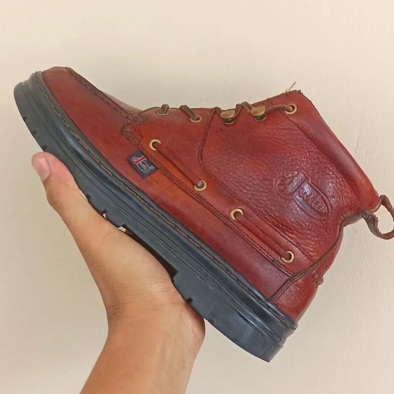 JUSTINE Leather Boots USA Original photo 1
