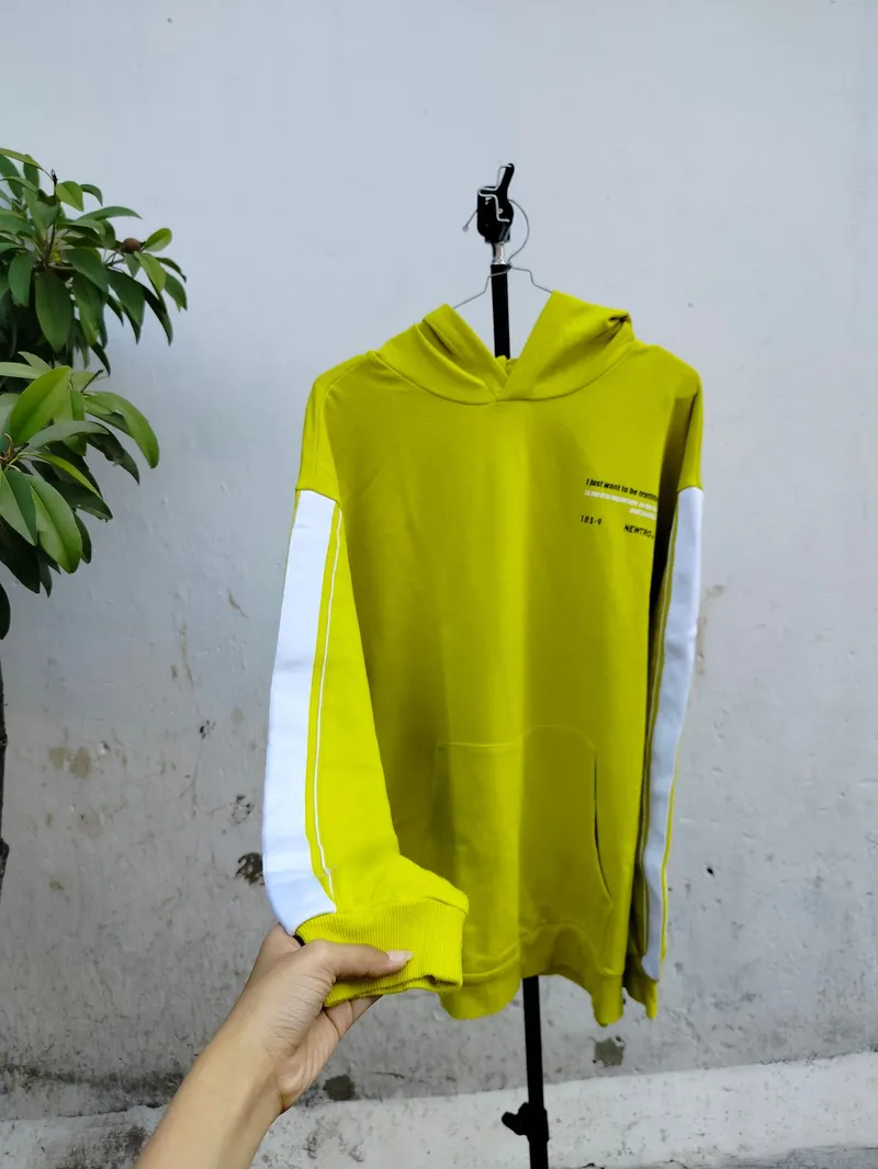 Avant Garde Biker Hoody Wanita white yellow photo 1