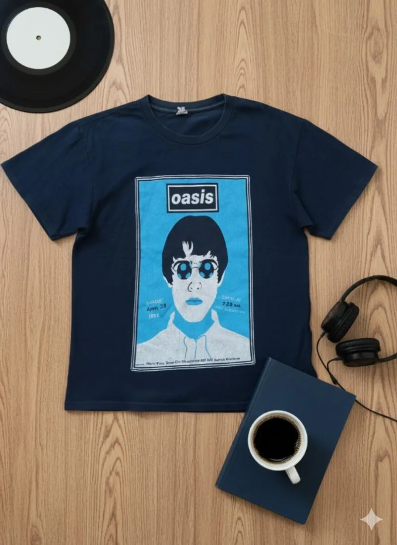 Kaos band Oasis vintage photo 1