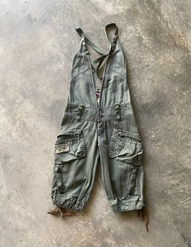 Diesel Vintage Streetwear Jumpsuit Wanita navy photo 1