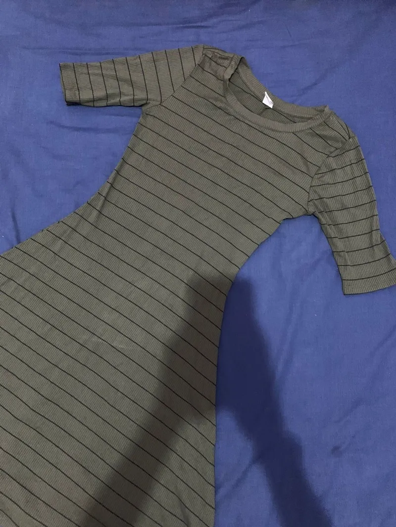 Casual Casual dress Wanita green photo 1