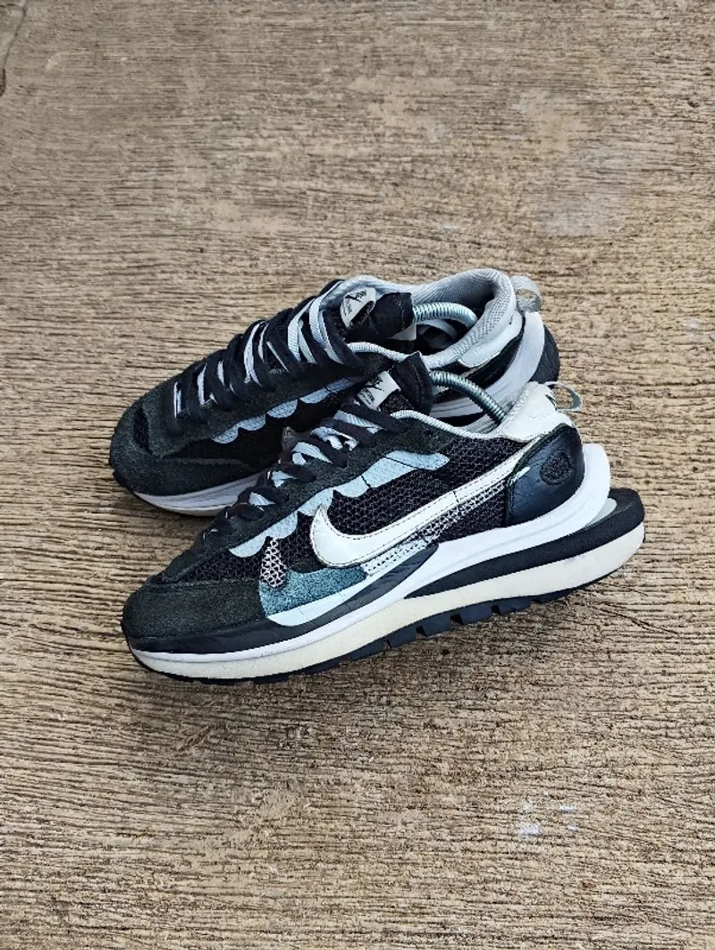 NIKE X SACAI VAPORWAFFLE BLACK WHITE SECOND 41  photo 1