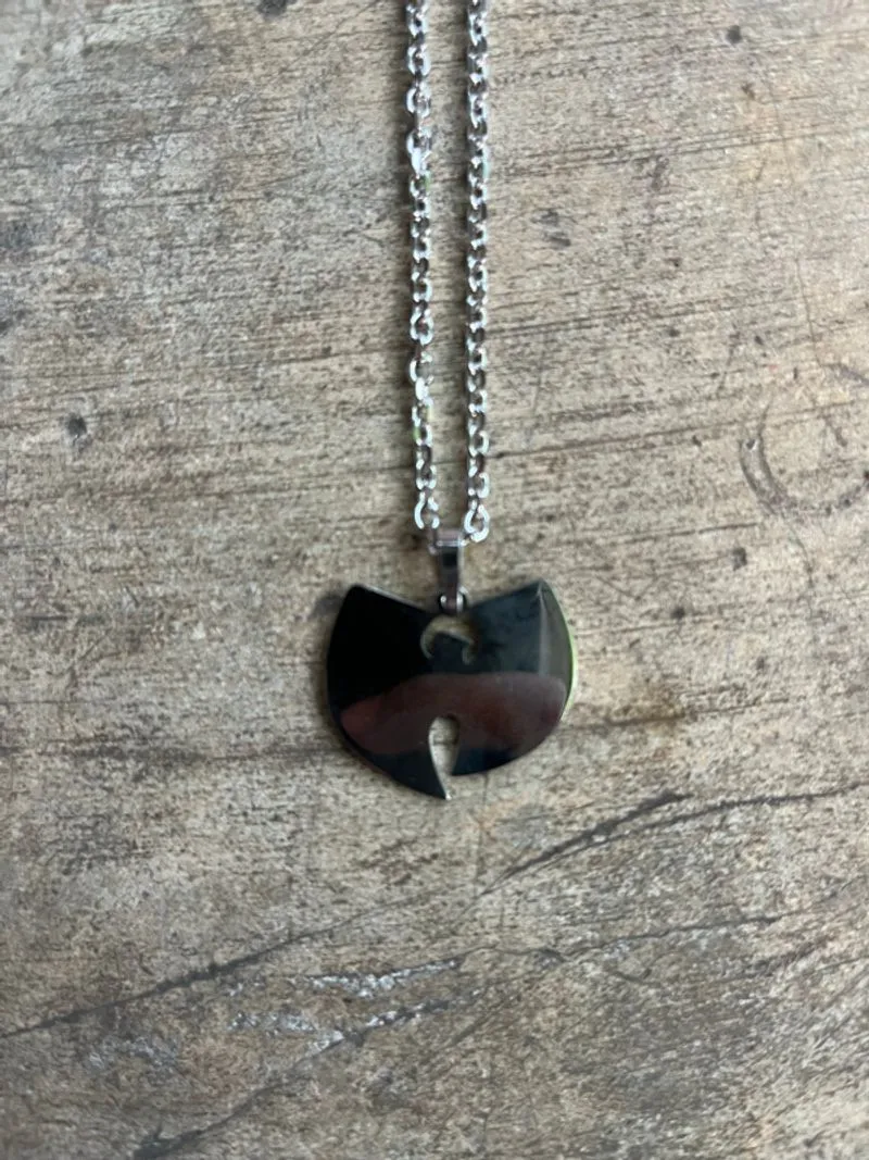 Wutang Iconic Logo Stainless Steel Necklace photo 1