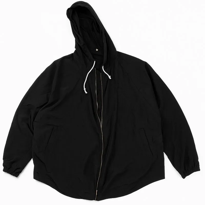 Jaket Hitam Hoodie Kasual – Outerwear Unisex photo 1