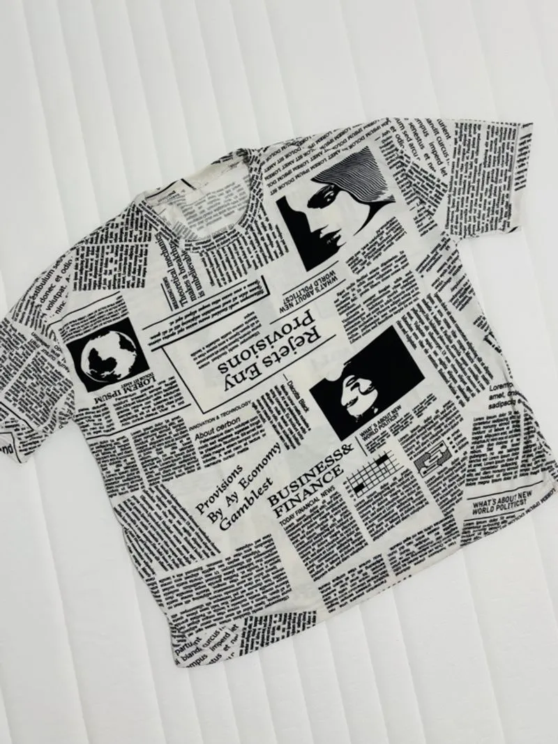 NEWSPAPER T-SHIRT photo 1
