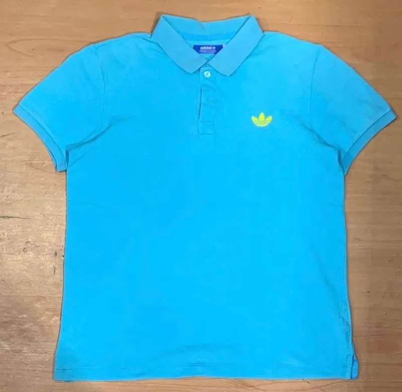 Adidas Casual Polo shirt Pria blue photo 1