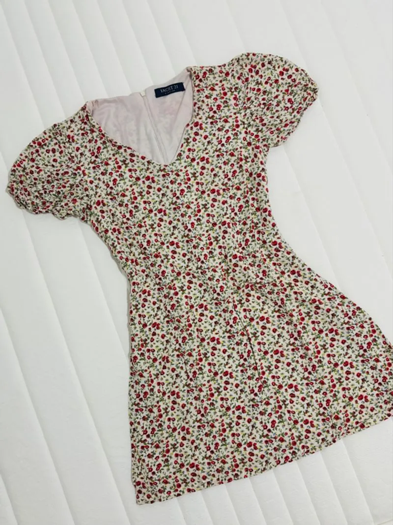 SUMMER SHORT DRESS FLOWERS photo 1
