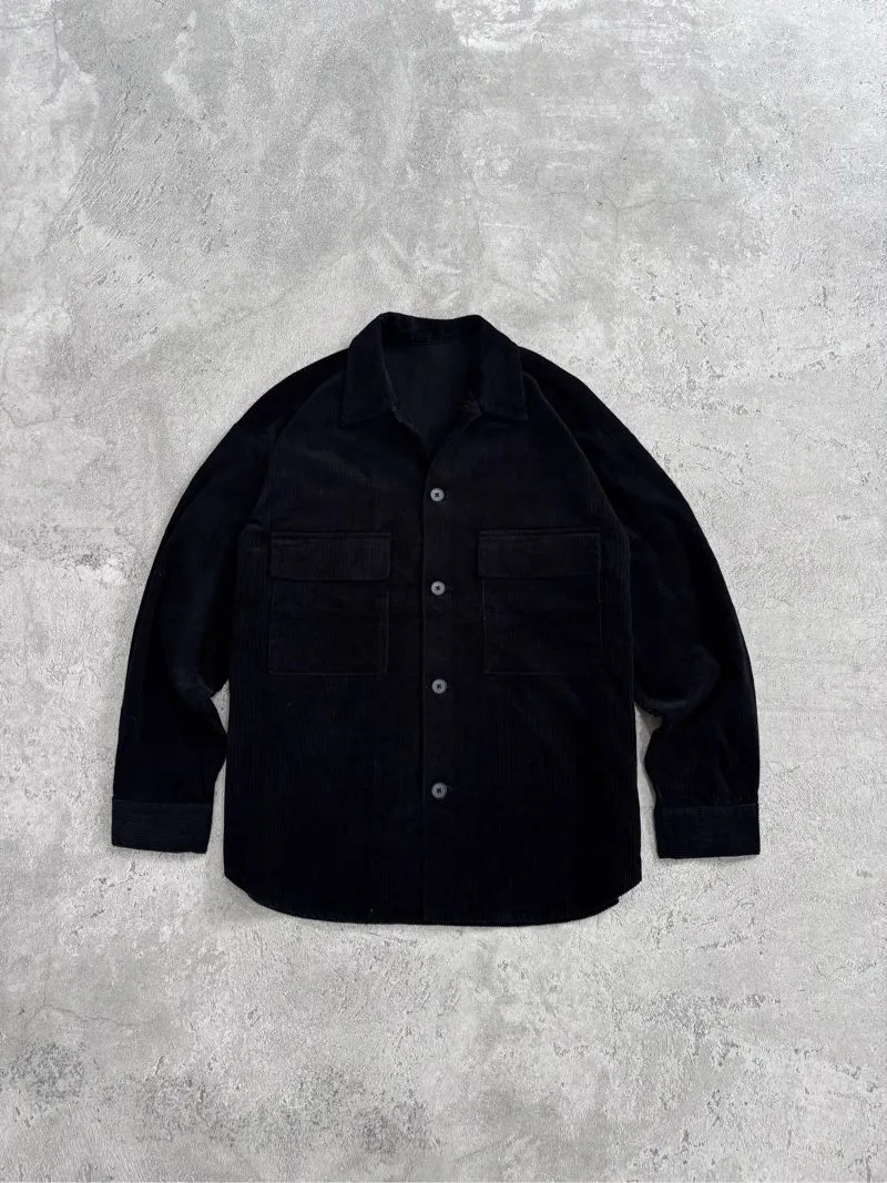 OUTER KORDUROY BLACK 4 POCKET TEBAL photo 1