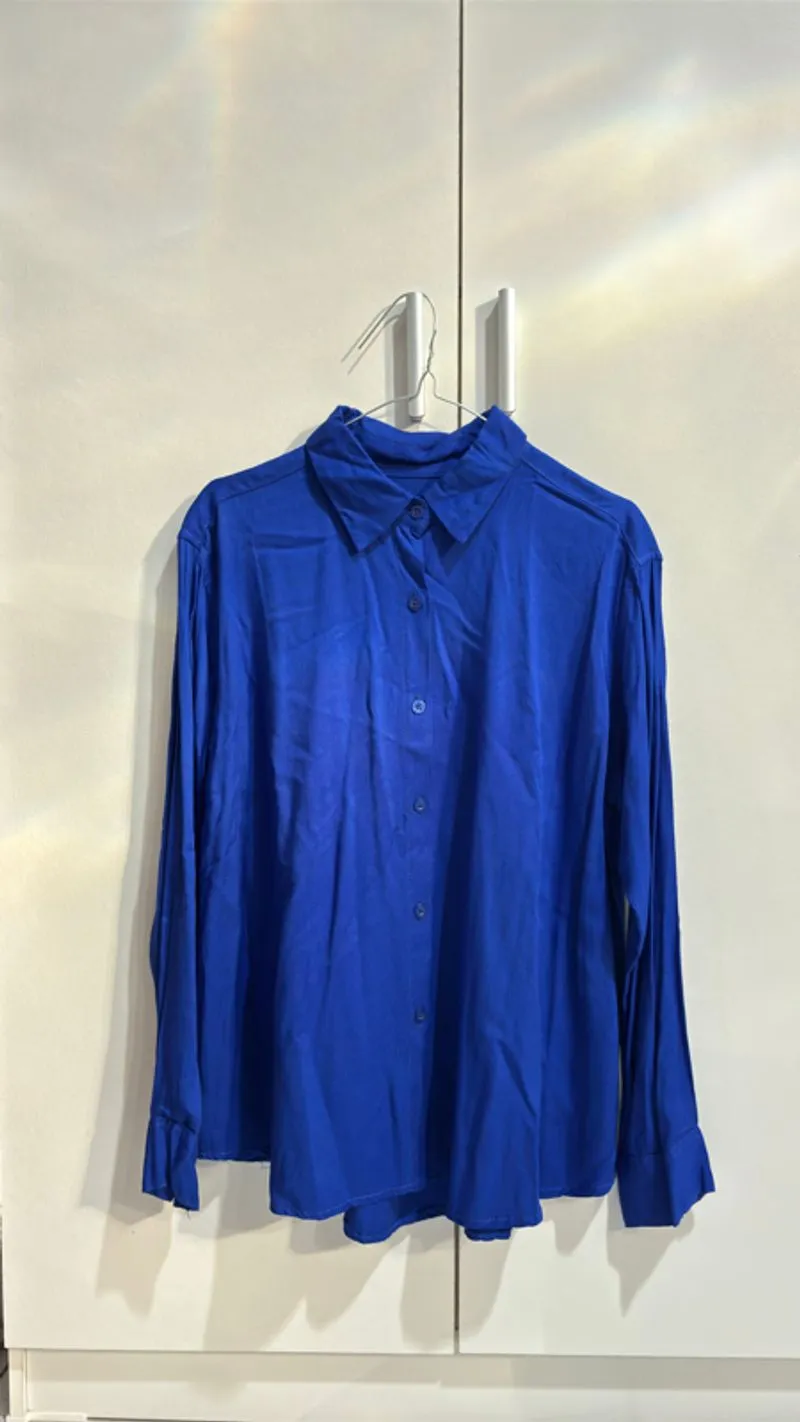 asoka electic blue clair shirt photo 1