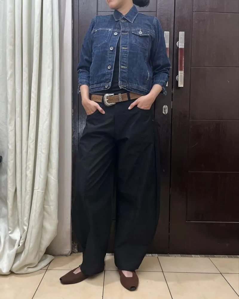 Crop Denim Jacket photo 1