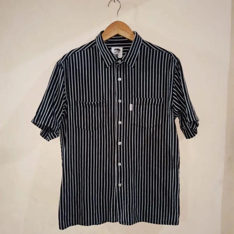 D-Land Kemeja Brand Casual Motif Stripe photo 1