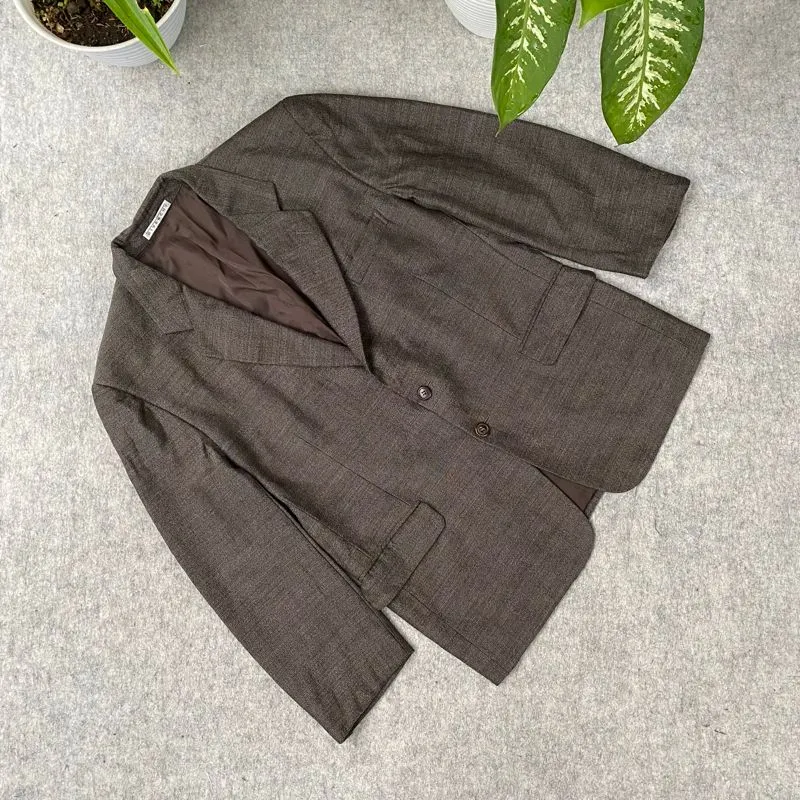 Vintage blazer wool givency monsieur men wool photo 1