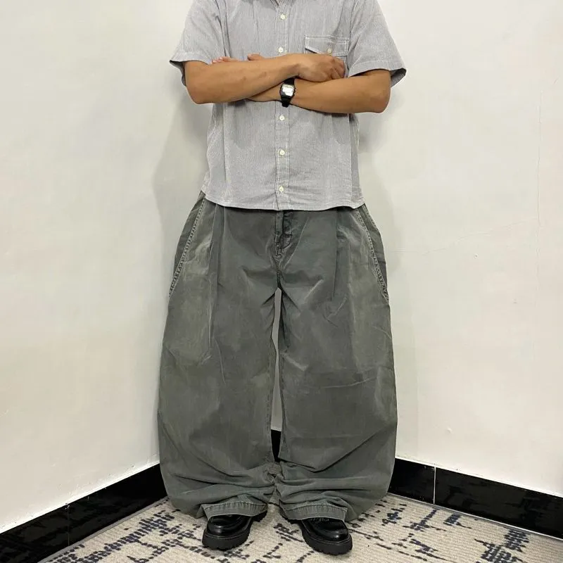 Rippen Super Baggy pants silver grey photo 1