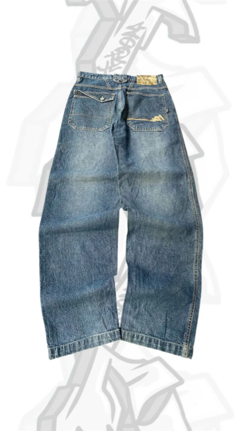 Baggy rare hip hop [Majah Flavah brand] y2k wide leg hip hop photo 1