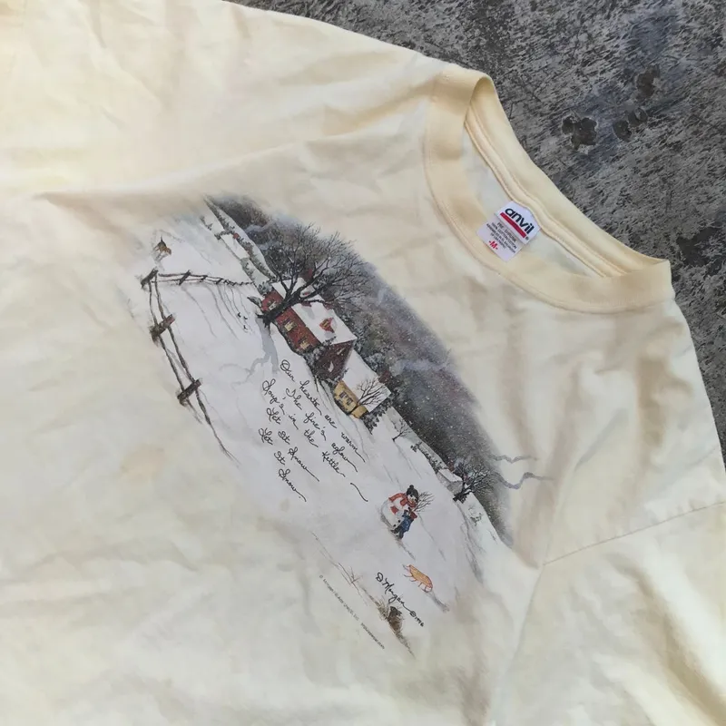 Vintage Streetwear T-shirt Pria cream photo 1