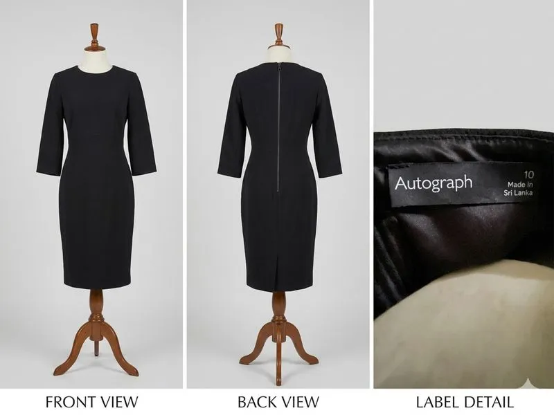 M&S mid-length dress photo 1