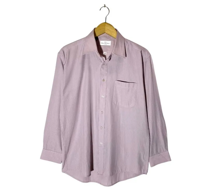 Balenciaga paris Shirts Stripe Vintage lilac Authentic photo 1