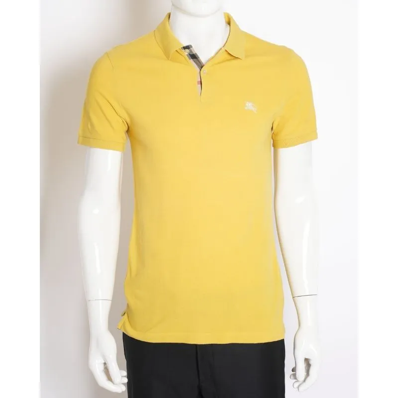 Kaos polo shirt Burberry colour Yellow Size L photo 1