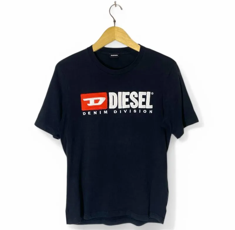 Diesel Denim division  Patch Logo Tee black Original photo 1