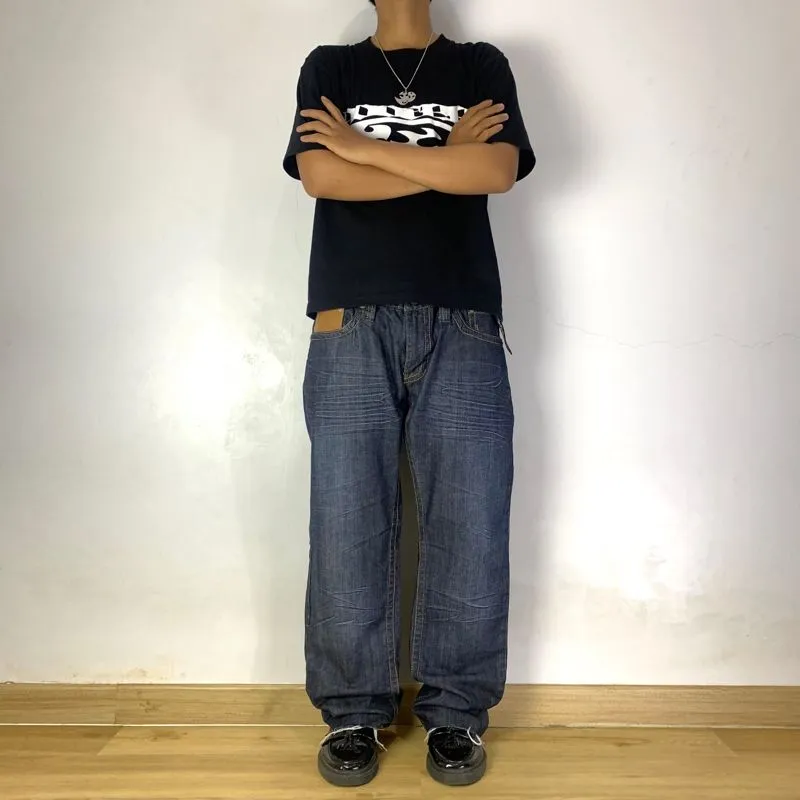 “addicted soul” indigo blue unfinished jeans pants (regular  photo 1